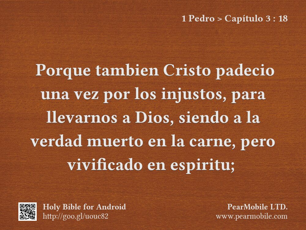 1 Pedro, Capítulo 3:18
